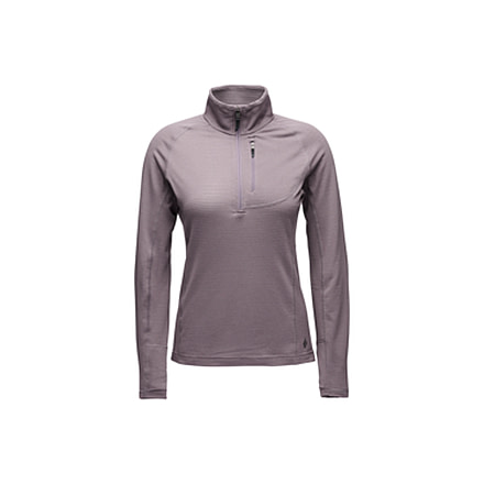 Black Diamond Coefficient LT Quarter Zip Pullover - Womens, Dark Mauve, Large, AP7600276048LRG1