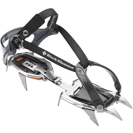 Black Diamond Contact Crampons - Strap, Silver/Black, BLD0404