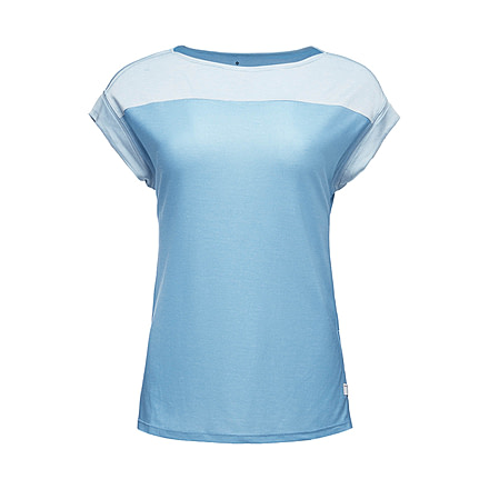 Black Diamond Cottonwood Tee - Womens, Ice Blue, Medium, AP7522004012MED1