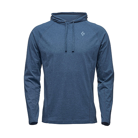 Black Diamond Crag Mens Hoodies, Blue Steel, Small, APCR54433SML1