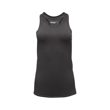 Black Diamond Crux Womens Tank Top, Smoke, XS/S, APIKQD022X-S1