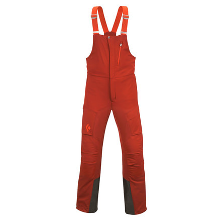 Black Diamond Dawn Patrol Hybrid Bibs - Men's-Burnt Ember-Small