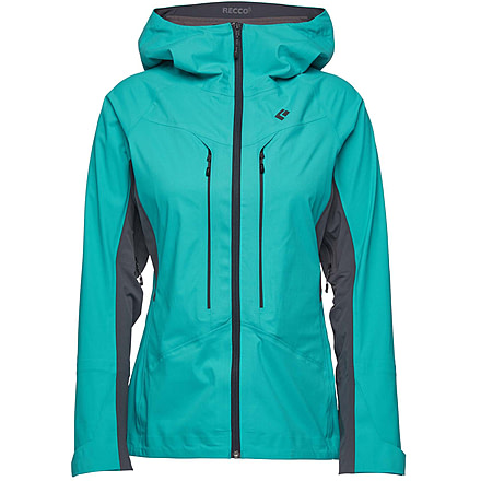 Black Diamond Dawn Patrol Hybrid Shell Jacket - Women's, Dark Patina, Small, AP7450054050SML1
