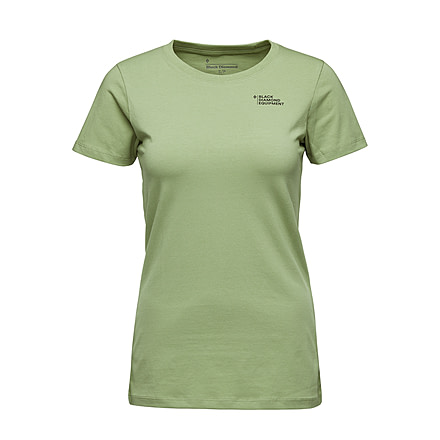 Black Diamond Desert To Mountain Short Sleeve Tee - Womens, Green Tea, Large, AP7302363052LRG1