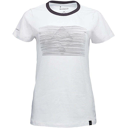 Black Diamond Diamond Contour T-Shirt - Women's, Small, White, AP7300051006SML1