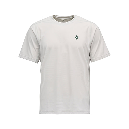 Black Diamond Distance Short Sleeve Tech Tee - Mens, Alloy, Medium, AP7520061000MED1