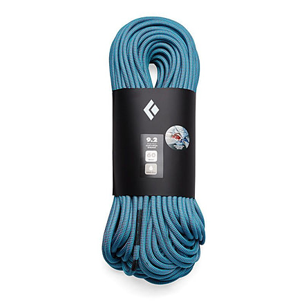 Black Diamond Dry Rope 9.2 mm Babsi Edition, Blue/Red, 80m, BD32311593620801
