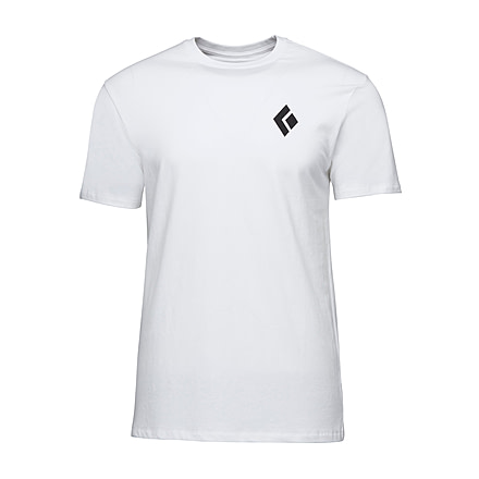 Black Diamond Equipment for Alpinists Short Sleeve Tee - Mens, White, Large, APYL4X1006LRG1
