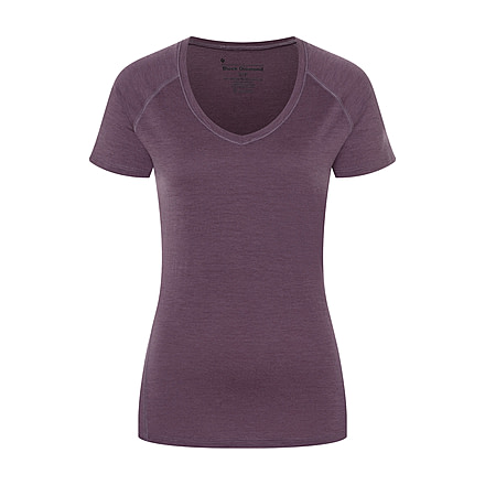 Black Diamond Flux Merino Shirt - Womens, Mulberry, Extra Small, AP7520435003XSM1