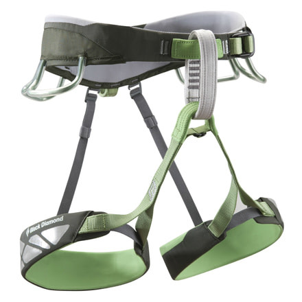 Black Diamond Focus Harness-Lichen-Medium