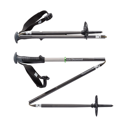 Black Diamond Carbon Compactor Ski Poles Cactus 130 cm BD11155100001301