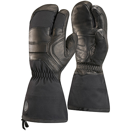 Black Diamond Guide Finger Gloves, Black, Medium, BD8010480002MED1