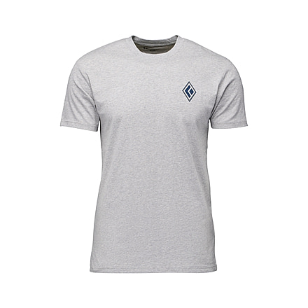 Black Diamond Heritage Alpinist Short Sleeve Tee - Mens, Nickel Heather, Medium, AP7524671014MED1