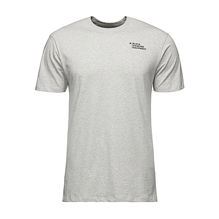 Black Diamond Heritage Equipment Short Sleeve Tee - Mens, Nickel Heather, Large, AP7302311014LRG1