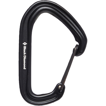 Black Diamond Hotwire Carabiner, Black, BD2101570002ALL1