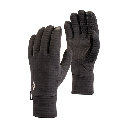Black Diamond LightWeight GridTech Gloves, Black, Large, BD801033BLAKLG-1