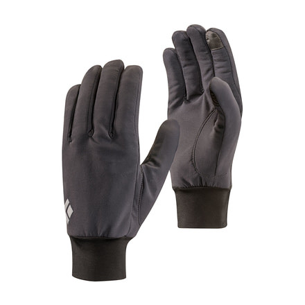 Black Diamond LightWeight Softshell Glove - Unisex, SMOKE, Small, BD801046SMOKSM 1