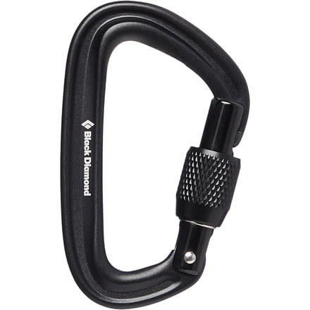 Black Diamond Liteforge Screwgate Carabiner, Black, BD2102480002ALL1
