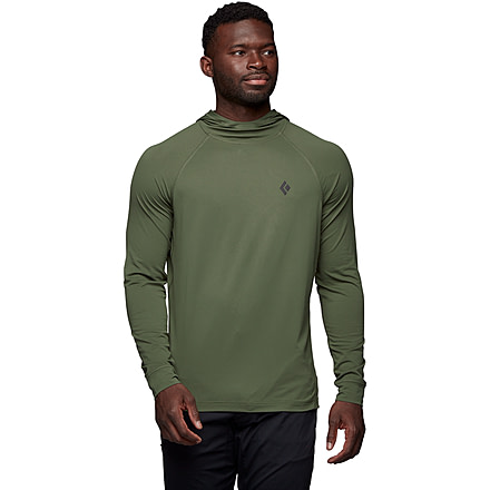 Black Diamond LS Alpenglow Hoody - Mens, Tundra, Small, AP7520203010SML1
