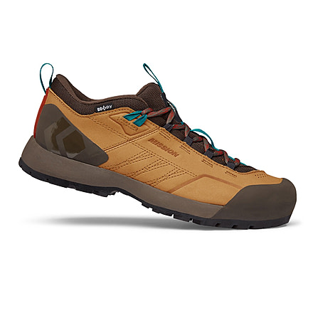 Black Diamond Mission Leather LW WP Approach Shoes - Mens, Amber/Cafe Brown, 12.5, BD58003294271251