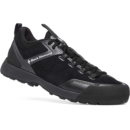 Black Diamond Mission XP Leather Approach Shoes - Mens, Black/Granite, 11, BD58002493261101