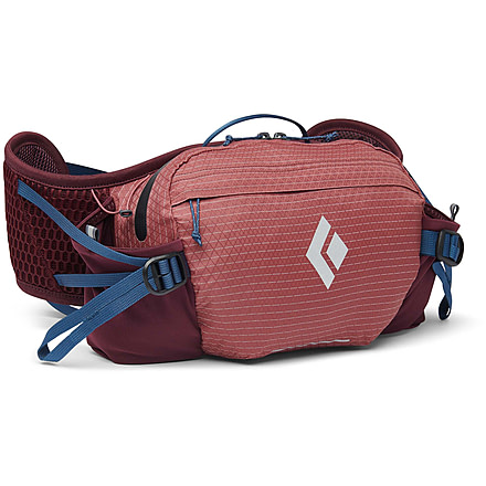 Black Diamond Pursuit 6 Liters Waist Pack, Cherrywood/Ink Blue, BD6800259492ALL1