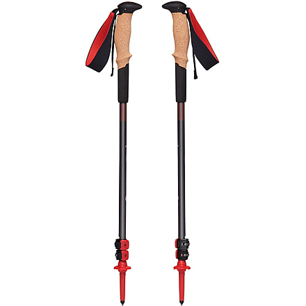 Black Diamond Pursuit Shock Trekking Poles, Steel Grey/Octane, Small Medium, BD1100689482S-M1