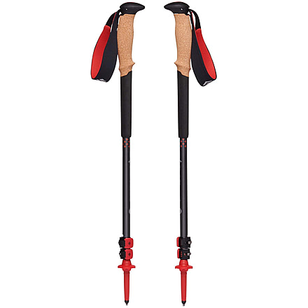 Black Diamond Pursuit Trekking Poles, Charcoal/Octane, Small Medium, BD1100669480S-M1