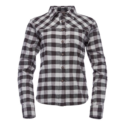 Black Diamond Shed, Sport Long Sleeve Flannel Shirt - Womens, Ash Plaid, Small, SS7530409050SML1-DEMO