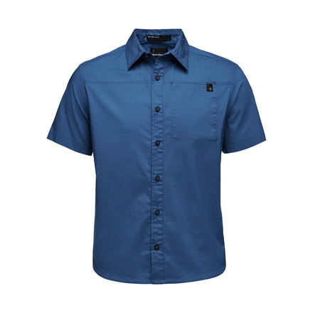 Black Diamond Short Sleeve Stretch Operator Shirt - Men's, Astral Blue, Large, AP7530024002LRG1