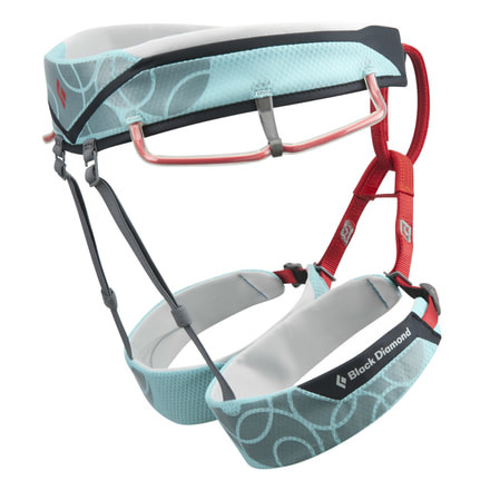 Black Diamond Siren Harness - Womens-Aruba Fire-Large