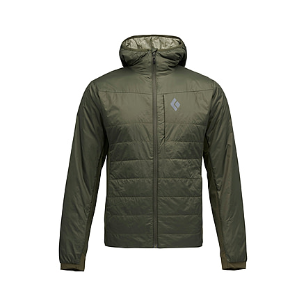 Black Diamond Solution 1.0 Hoody - Mens, Dark Moss, Extra Large, AP7460143004XLG1