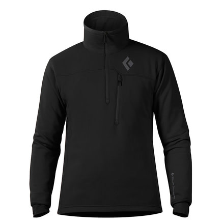 Black Diamond Solution 1/4 Zip Jacket - Men's-Onyx-Small