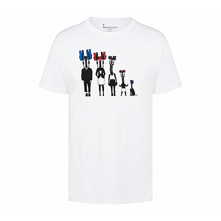 Black Diamond SS Cam Family Tee - Mens, White, Large, AP7300561006LRG1