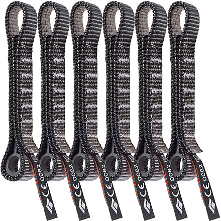 Black Diamond Standard Dogbone 12cm 6-Pack, One Size, BD3801040000ALL1