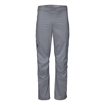 Black Diamond Stormline Stretch Full Zip Rain Pants - Mens, Ash, Extra Large, APZ9LC1002XLG1