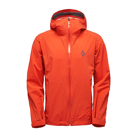 Black Diamond StormLine Stretch Mens Rain Jackets, Picante, Extra Large, APCDT0813XLG1