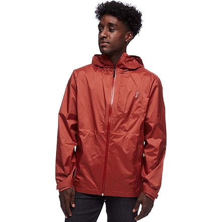 Black Diamond Treeline Rain Shell - Mens, Red Rock, Large, AP7450086019LRG1