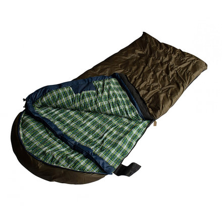 Black Pine Sports Comfort Tour+20 Sleeping Bag, Green, Large, 30006