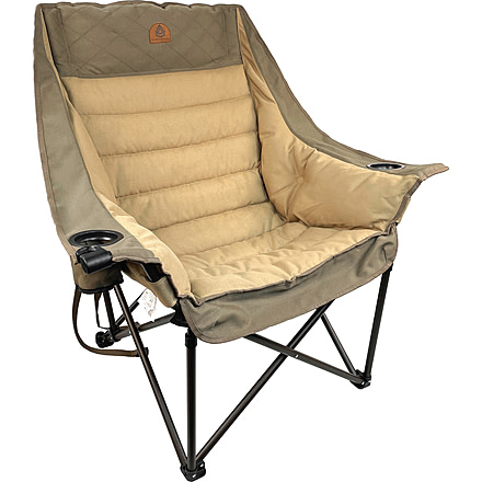 BLACK SIERRA EQUIPMENT Traditions Big Bear Chair , Tan, QACH-016T-TAN-BSE