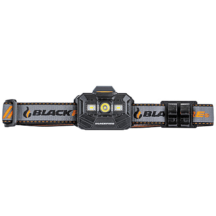 Blackfire-Klein Outdoors Rechargeable LED Headlamp, White, 300 Lumens, Black, BBM6062