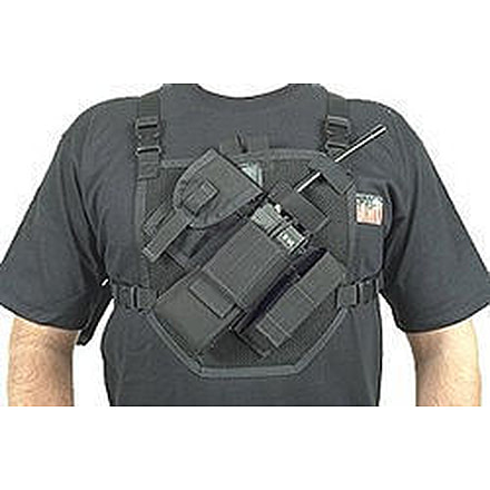 BlackHawk Patrol Radio Chest Harness Black 37PRH1BK