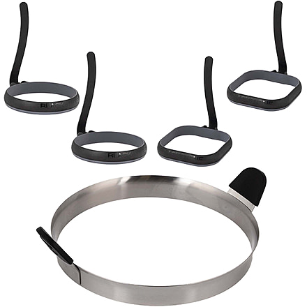 Blackstone Egg /Omelet Ring Kit, Silver, 5515