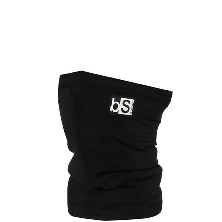 BlackStrap The Kids Dual Layer Tube Facemask, Solid Black, One Size, BS-KT-S-BLACK