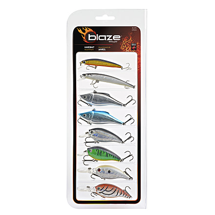 Blaze Fishing Gear Blaze Hardbait Kit, 8 Pack, BLZ-8PK