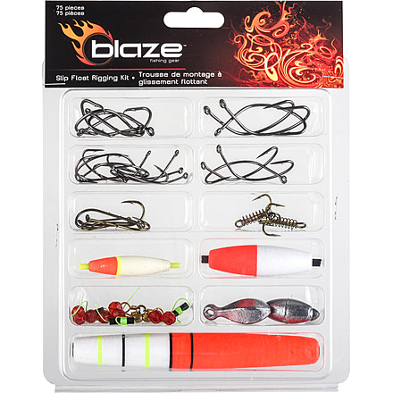 Blaze Fishing Gear Slip Float Rig Kit 75Pc, BL-SFRGKIT