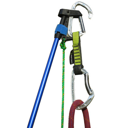 Blicard Clip Stick Trekking Pole with Epic Sport Stick Clip-Blue