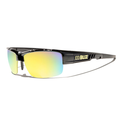 Bliz Tracker Sunglasses-Black-Smoke/Gold Multi