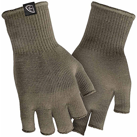 Blocker Outdoors Finisher Merino Fingerless Gloves - Men's, Grey, Large, 2305930-3031600