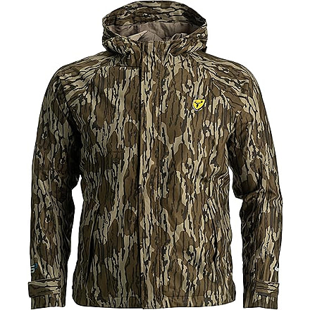 Blocker Outdoors Drencher Jacket w/Hood - Mens, Mossy Oak Bottomlands, Medium, 1408972